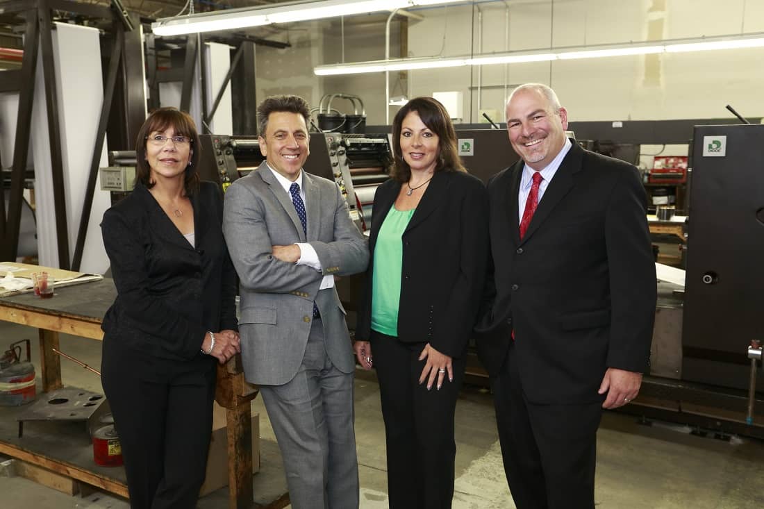 The Quality and Elite Envelope team on the production floor